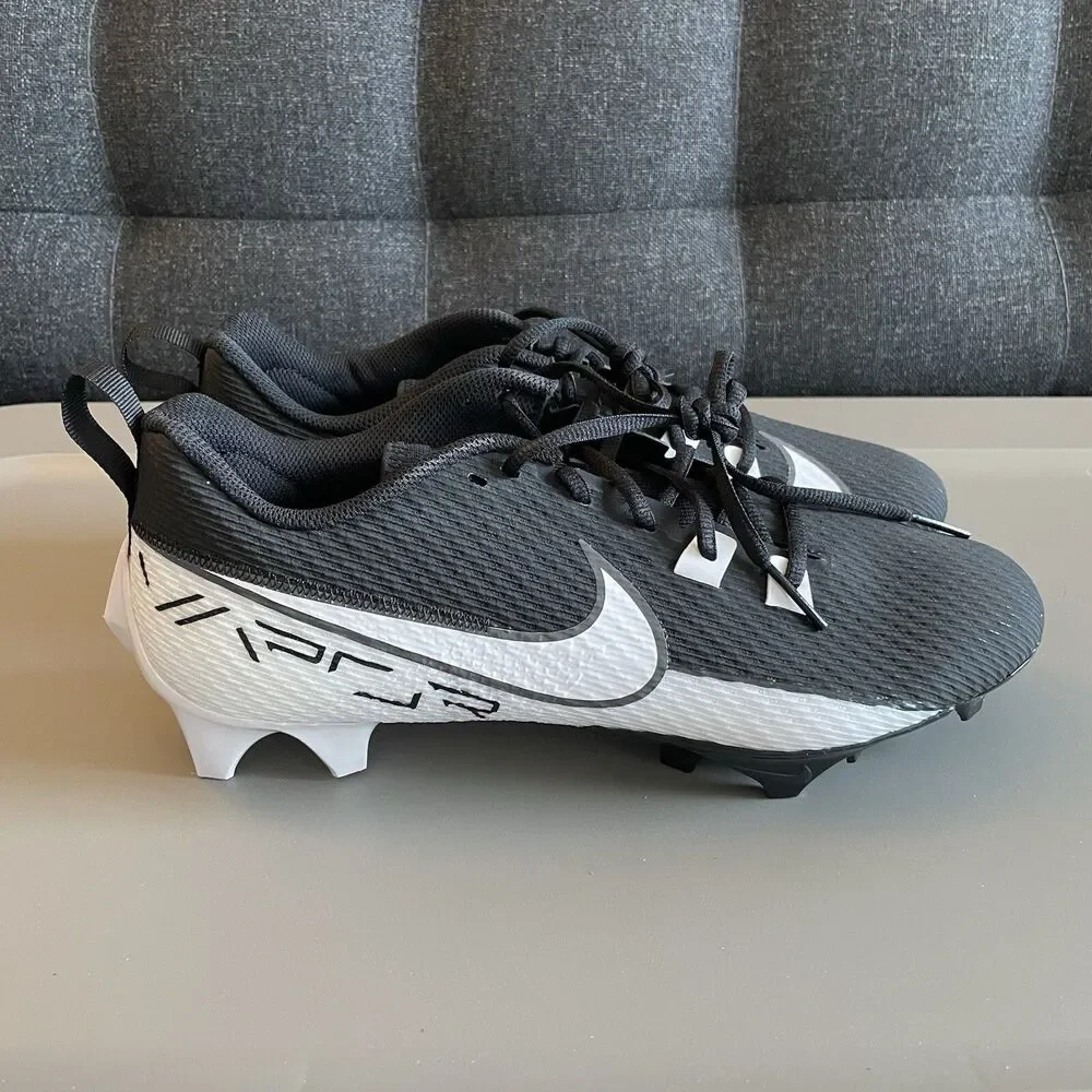 Nike Vapor Edge Speed 360 2 Black White Football Cleats DA5455-001 Men’s Sz 13